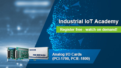 Introduction to Analog I/O Cards (PCI-1700, PCIE-1800)